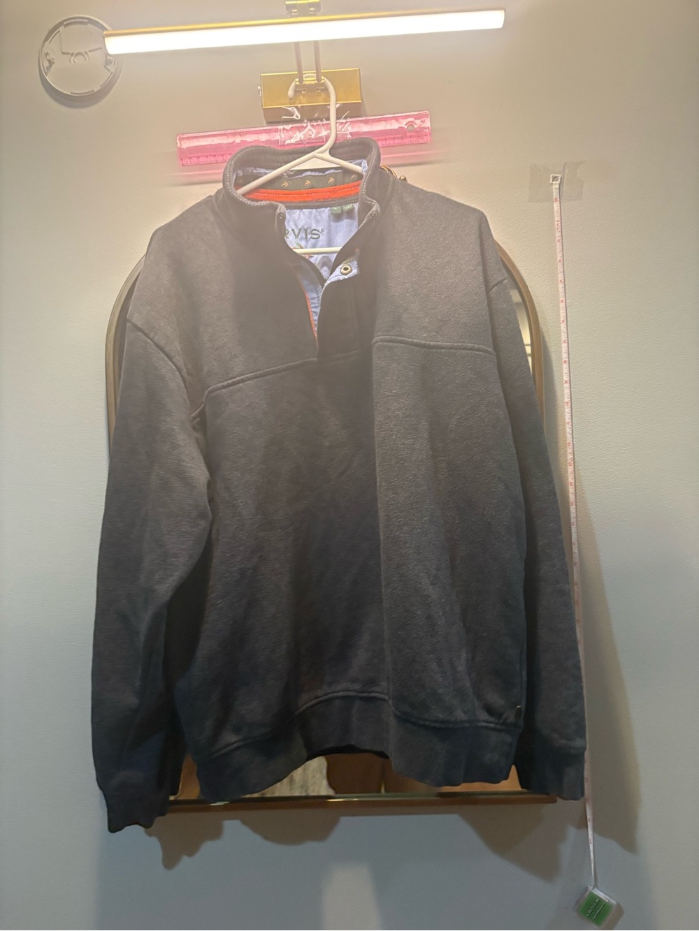 Orvis Men's black Crewneck Sweater